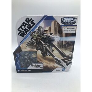 Star‎ Wars: Mission Fleet Expedition Class The Mandalorian  Figure& speeder bike